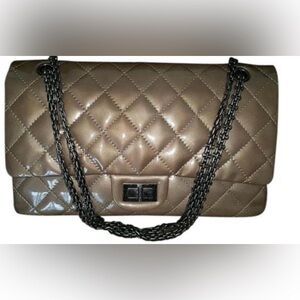 Chanel Reissue patent leather bag.